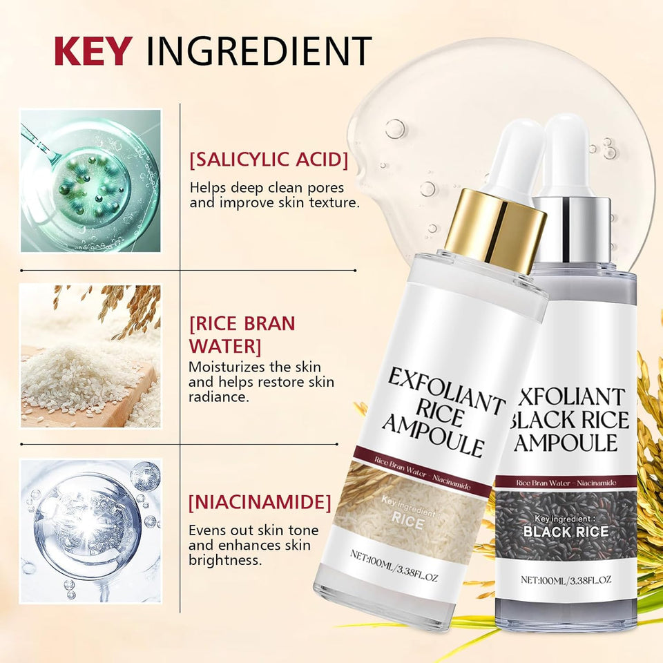 Black & White Rice Glow Ampoule